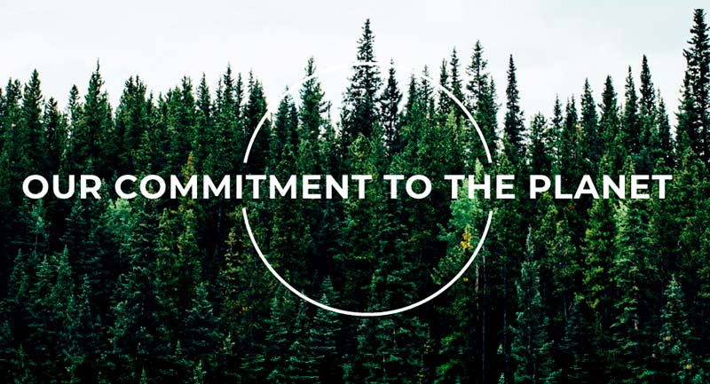 Our commitment to the planet